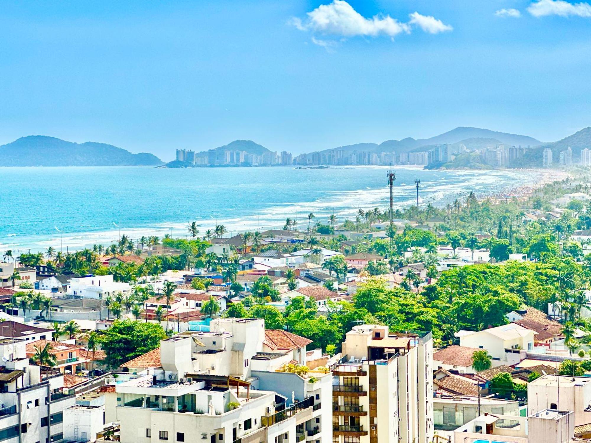 Enseada Apto Novo Vista Mar Guaruja Ngoại thất bức ảnh